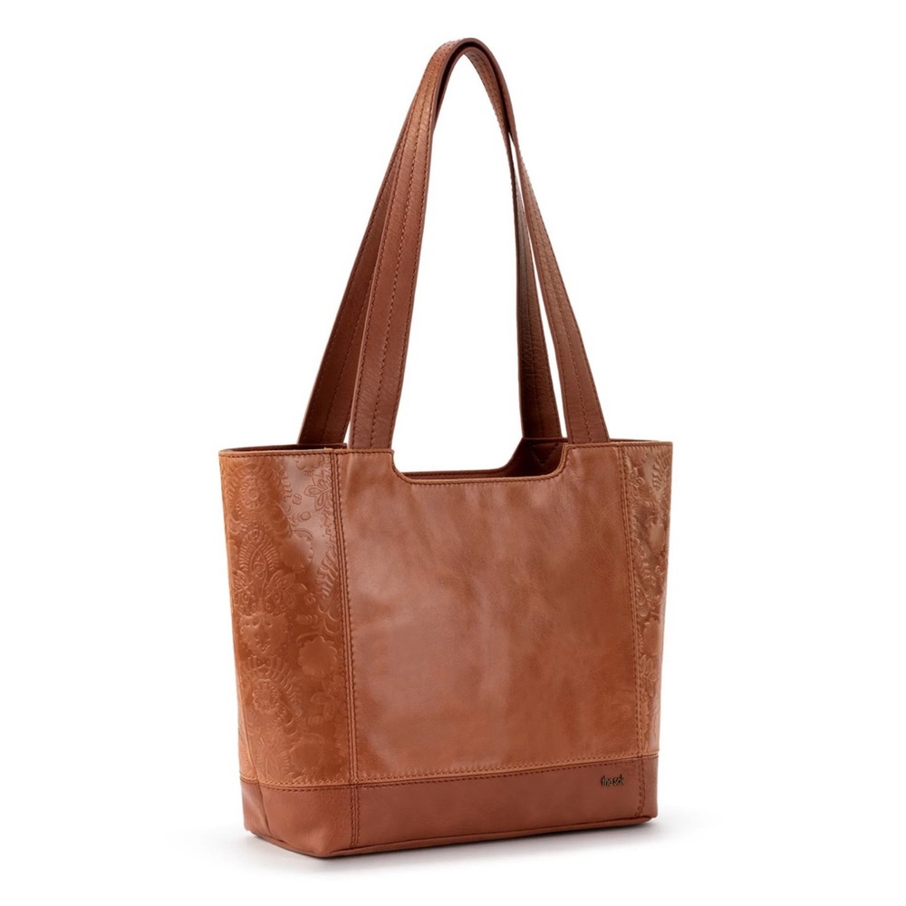 THE SAK Brown Leather Tote Bag